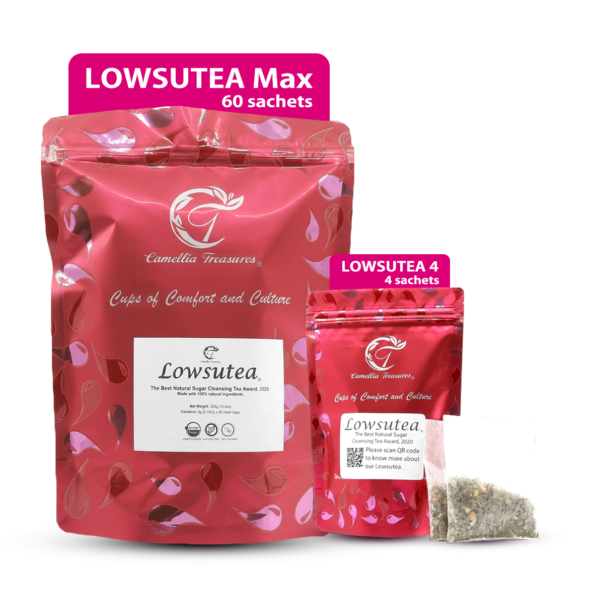Lowsutea Max - (60 sachets)+lowsutea 4 sachets for free